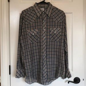 Canyon Trails Plaid Flannel, Really Soft
